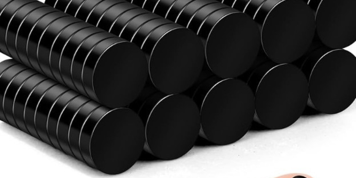 Small Round Black Magnets MLmagnet Precision Solutions